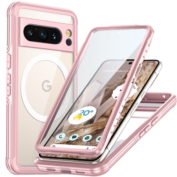 Magnetiskt Fodral för Google Pixel 8 Pro Pink