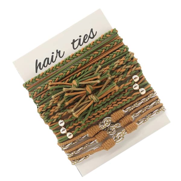 Flätade Hårband - Bohemisk Stil, 12-pack Model 5