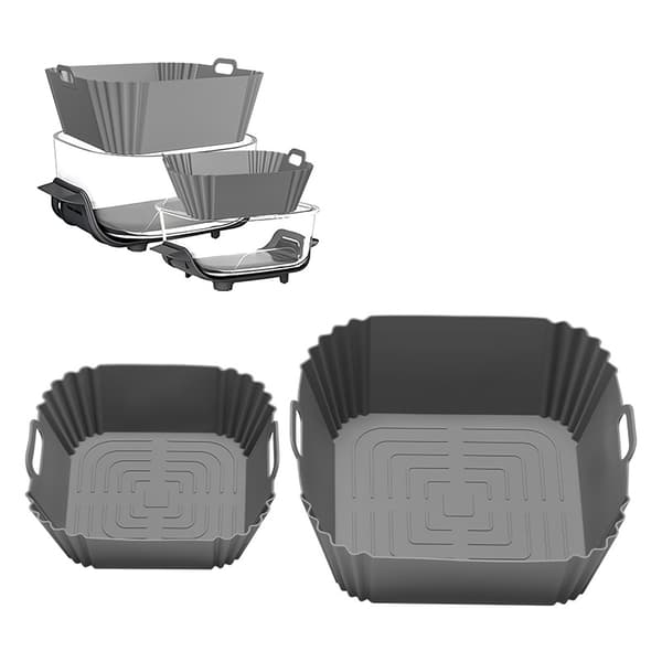 Set med silikonfoder till airfryer för Ninja FN101GY Grey
