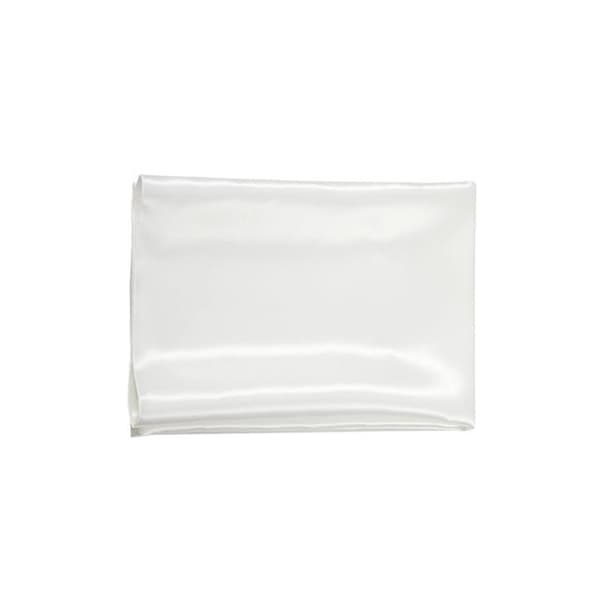 Elegant Polyester Satin Dug til Fester, Bryllupper og Begivenheder White