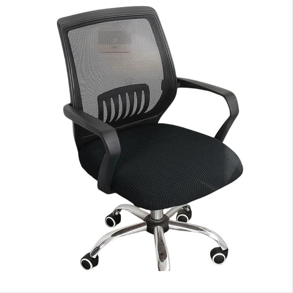 Kontorsstolsöverdrag Black L
