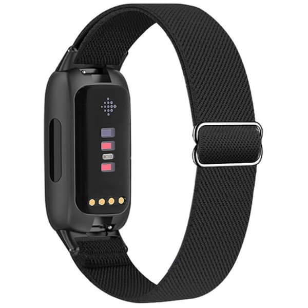 Fitbit Inspire 3 Armband i Elastiskt Nylon Black