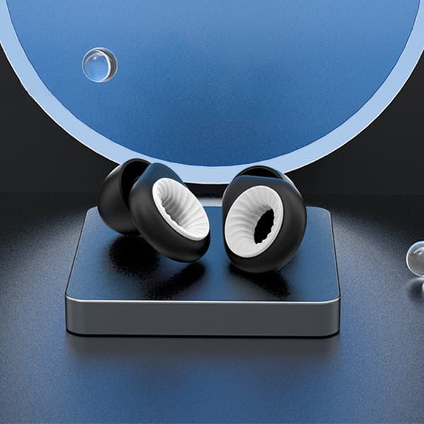 Melua vaimentavat korvatulpat Black+White