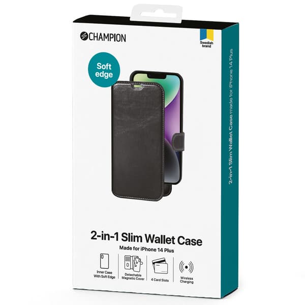 2-in-1 Slim -lompakko iPhone 14 Plussalle