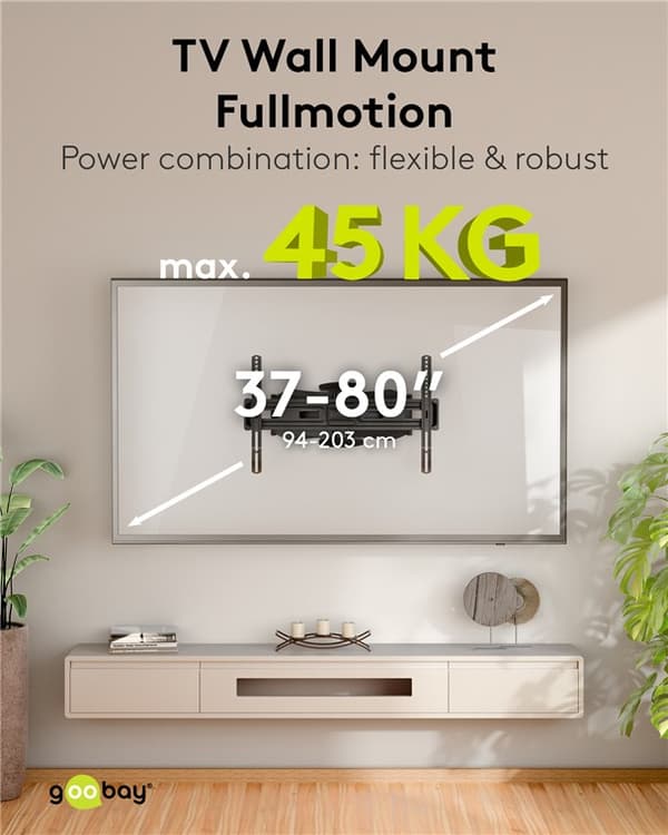 TV-vægbeslag FULLMOTION (L)