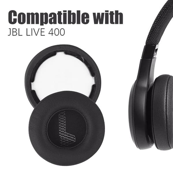 1 par øreputer til JBL LIVE 400-hodetelefoner Black
