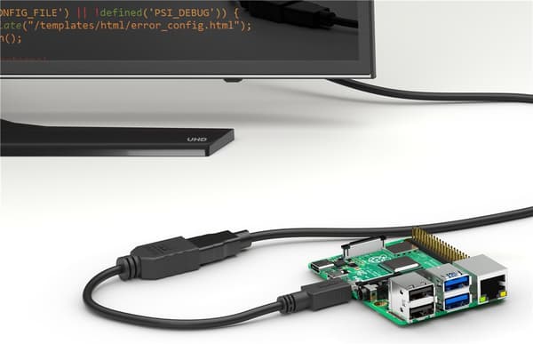 Micro HDMI™ / HDMI™ -sovitin, 4K/60Hz