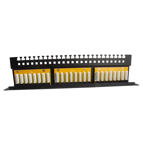 Patch Panel 19" 1U Krone CAT6 UTP 24 Portar