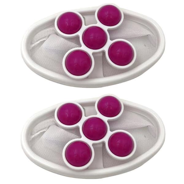 Flytande luddnätspåse för tvättmaskin - 2-pack