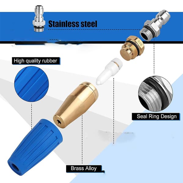 Roterande munstycke för högtryckstvätt, öppning 30 mm 4000psi