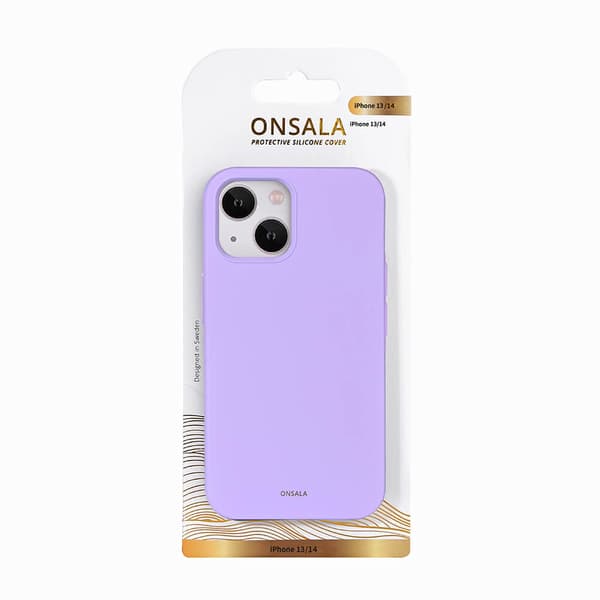Mobilskal Silikon Purple - iPhone 13 /14