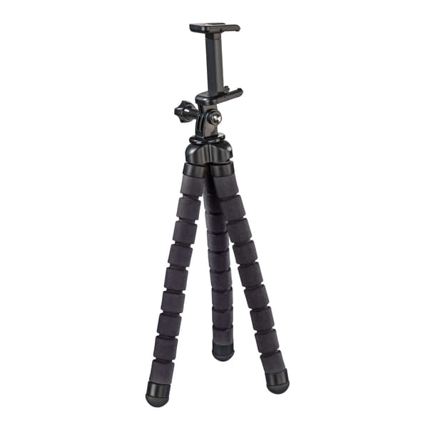 Bordsstativ Flex Smartphone & GoPro 26cm Svart