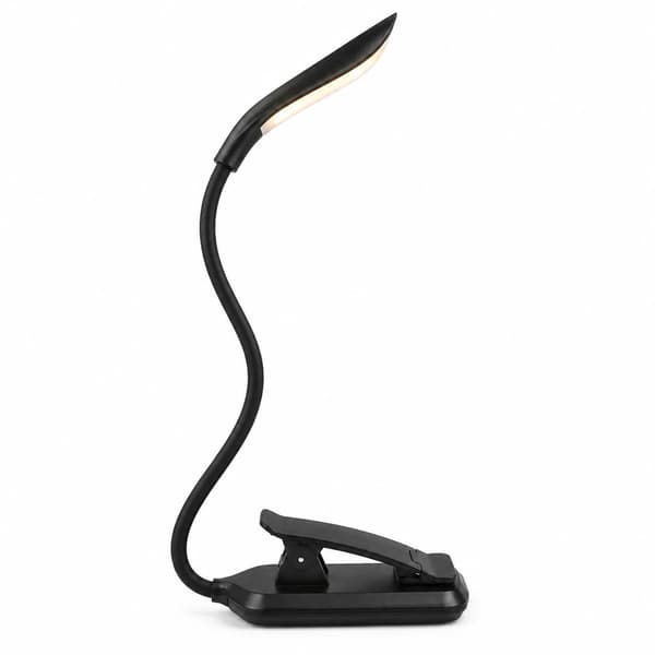 Leselampe med 3 lysmoduser, oppladbar Black