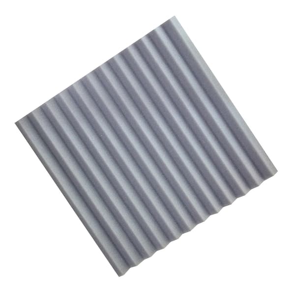 Lydabsorberende skumpaneler Grey 24-pack M