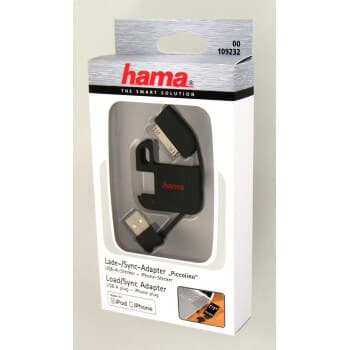 iPhone 3/4 USB-lader Mini Mini reiselader og synk MFI