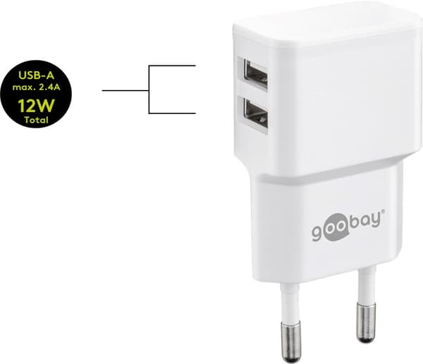 Apple Lightning dobbelt opladningssæt (12 W)