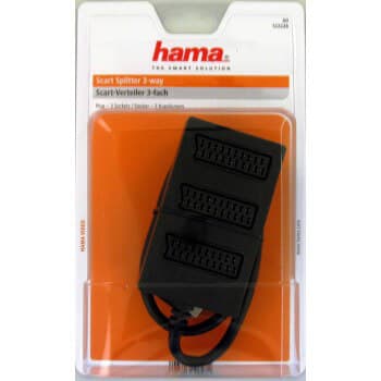 Splitter Scart 3 Innganger 0,5m