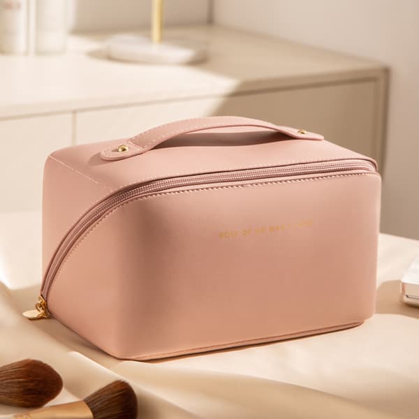 Stor & Stilren Necessär - Sminkväska Pink