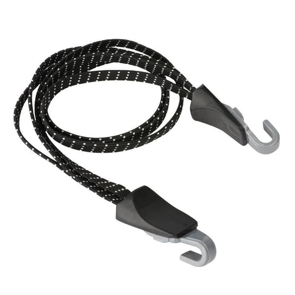 Bungee-Snöre med Stålkrok Black