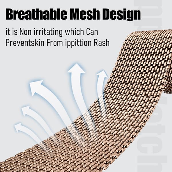 Milanese Loop Klockarmband för Smartklockor RockHand 18 mm