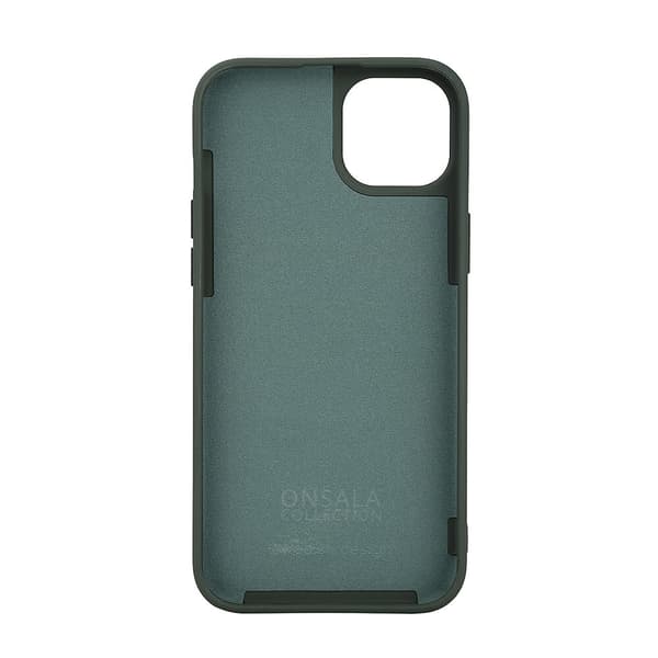 Mobilsdeksel Silikon MagSeries Olive Green - iPhone 15 Plus