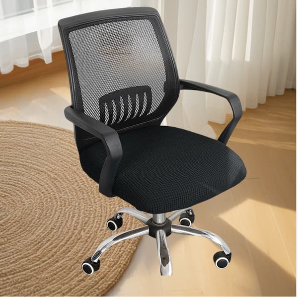 Kontorstoldeksel Black L