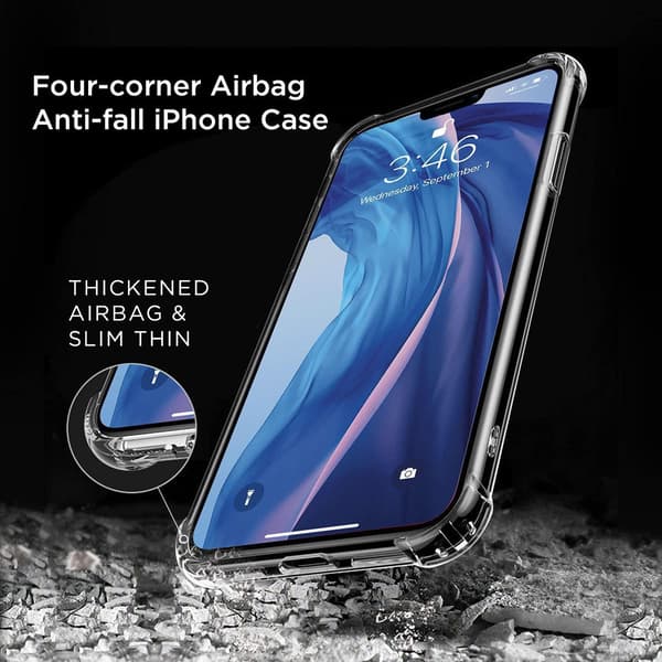 iPhone 13 mobildeksel TPU Transparent