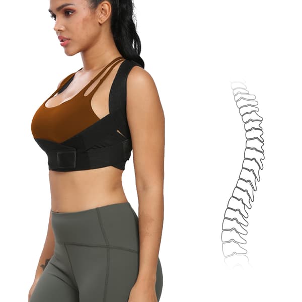 Posture Corrector Back Brace - Svart S