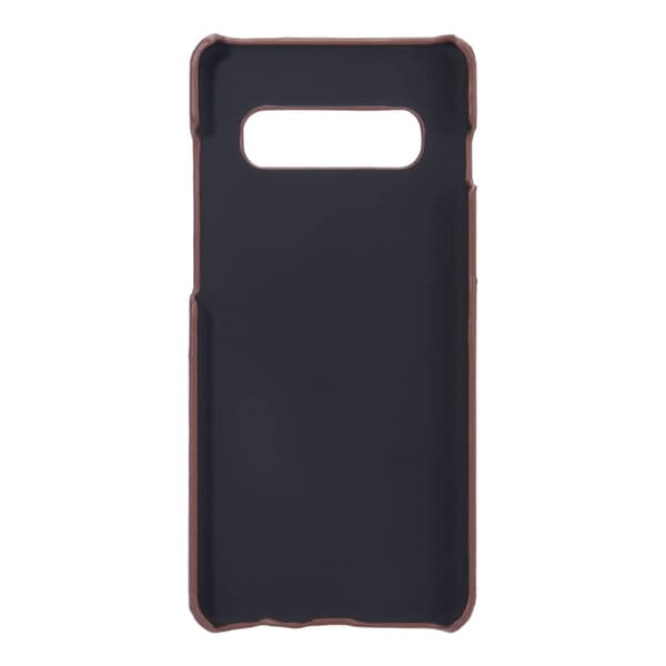 Mobilskal Samsung S10 Plus Kortfack Brun