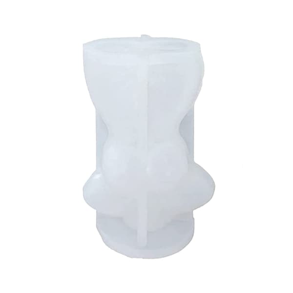 Silikonform / Lettform 3D Kvinnekropp 10 cm