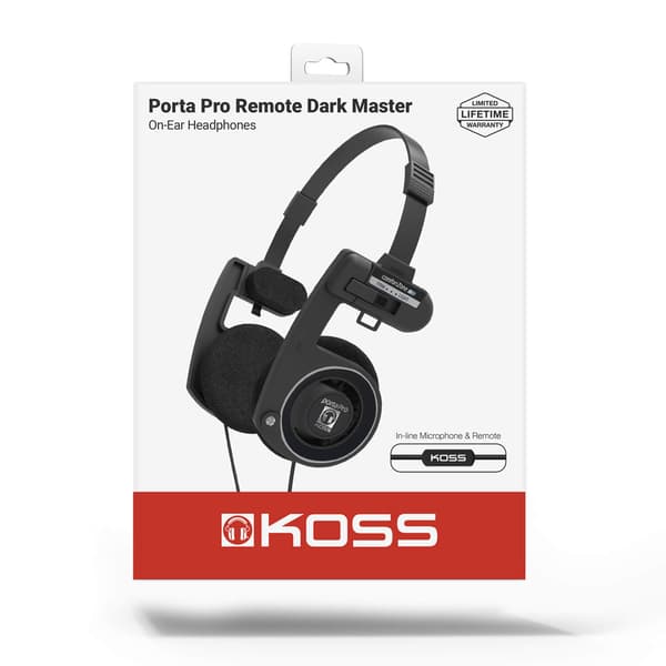 Hovedtelefon Porta Pro 3.0 On-Ear Remote Dark Master Mic