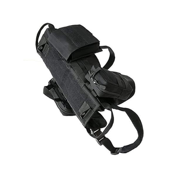 Taktisk Hundsele - Molle Väst Black L