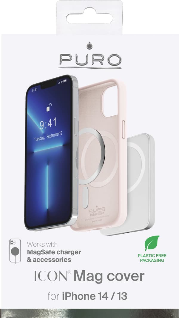 iPhone 13/14 Icon Mag, Ruusu