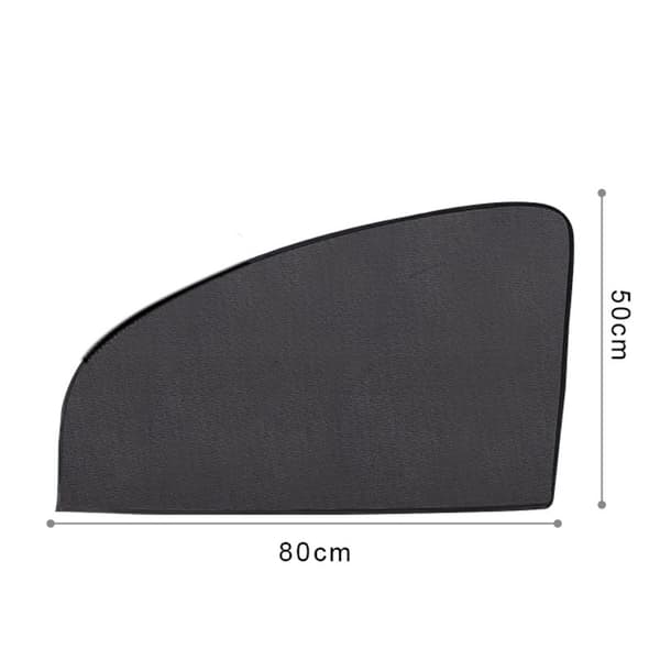 Magnetisk frontvindu solskjerm Nylon mesh svart