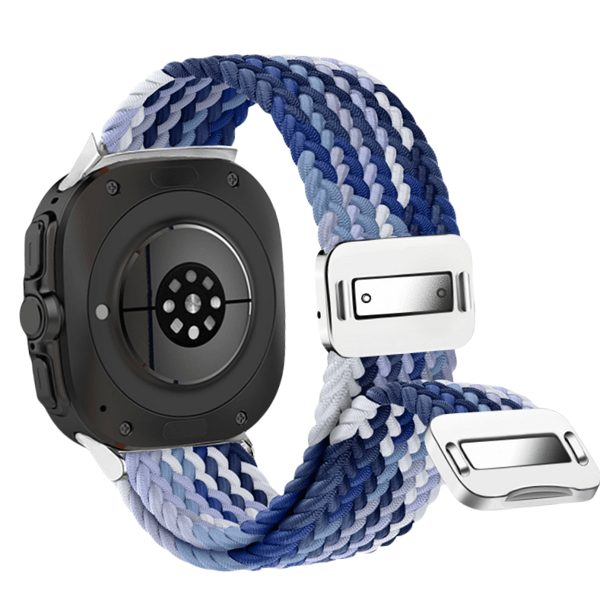 Samsung Watch 7 Ultra Elastisk vevd nylonrem Blue