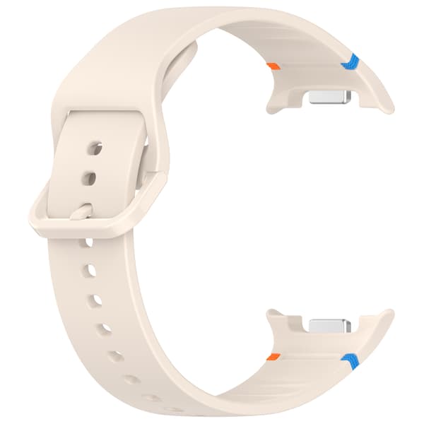 Silikonarmband för Samsung Galaxy Watch 8 Beige