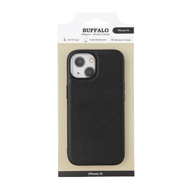 Mobilskal PU MagSeries Svart - iPhone 15