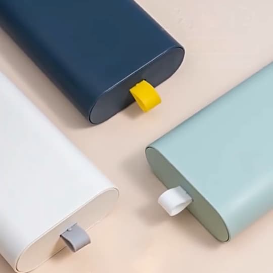 Dold Självhäftande Förvaringslåda för skrivbord White S