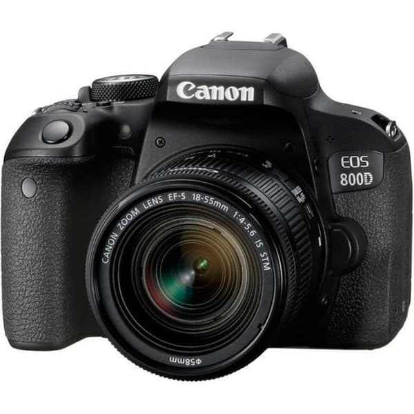 CANON 800D 18-55 ISSTM kamera - 24,2 MP - Digic 7 processor - Svart