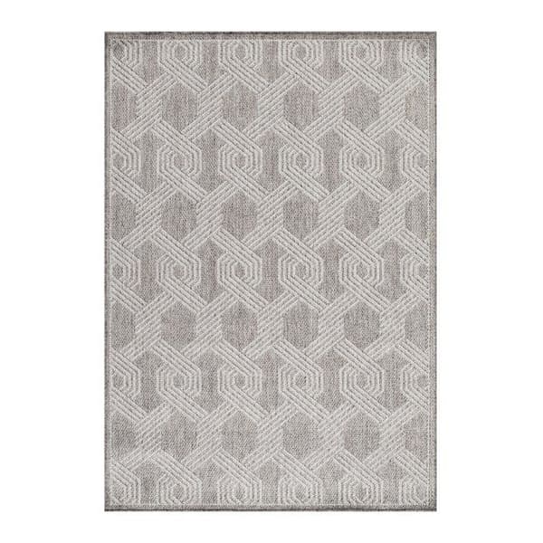 Utomhusmatta - AYYILDIZ - Ayyildiz - Grå - 240 x 340 cm - Rektangulär