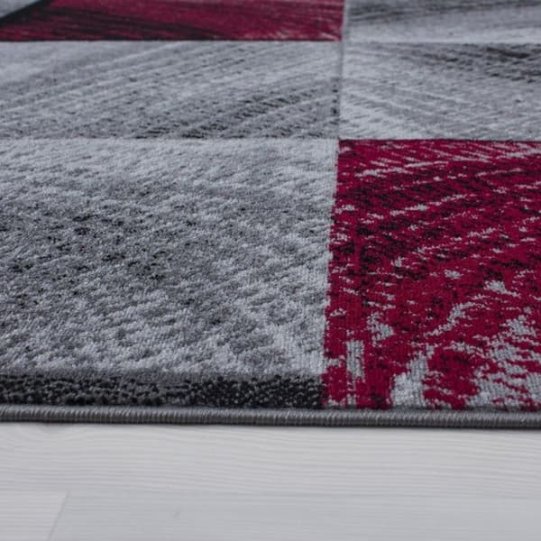 Modern designmatta Plus 8003 Röd (160x230 cm)