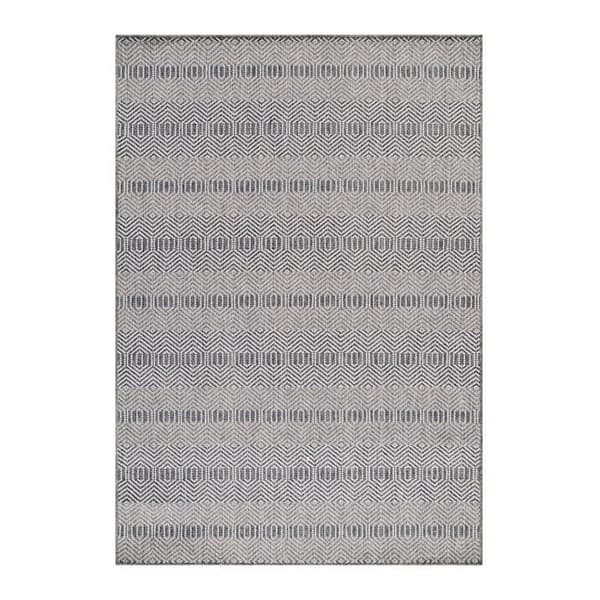 Teppe - AYYILDIZ - Rektangulär - 60x100 cm - Grå - 100% polypropen