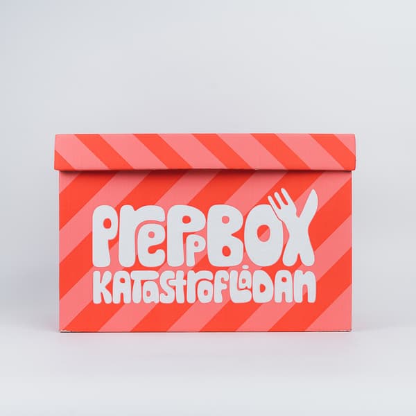 Preppbox kriseboks med 33 måltider