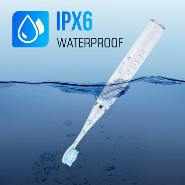 2-i-1 Elektrisk Tannrenser & Tannbørste – IPX6