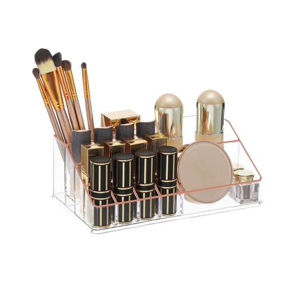 Makeup-organisator - Fint opdelte rum - Transparent