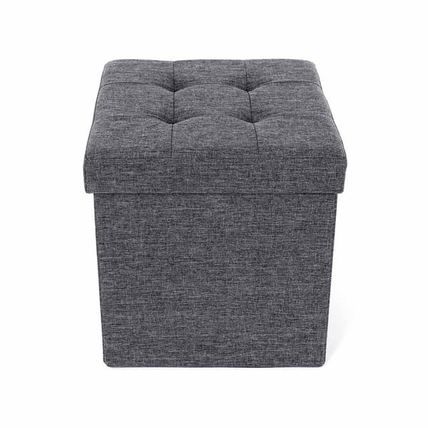 Cube-istuin - pieni ja tyylikäs - tummanharmaa pilkullinen
