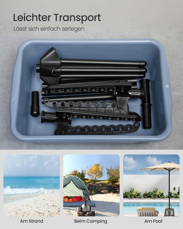 Sammenklappelig tøjstativ - 6 drejearme - sort