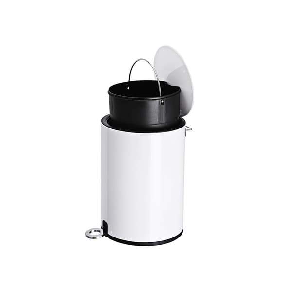 Pedalspand - 3-i-1 soft close - hvid