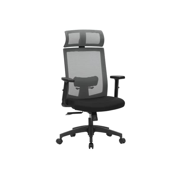Kontorsstol - Ergonomisk och bekväm - Grå