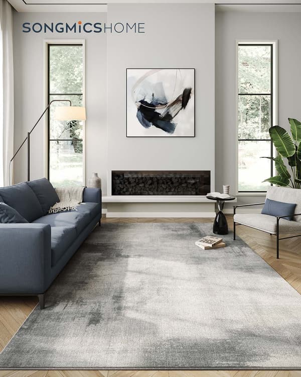 Tæppe - 200 x 300 cm - Stuetæppe - Skridsikkert tæppe